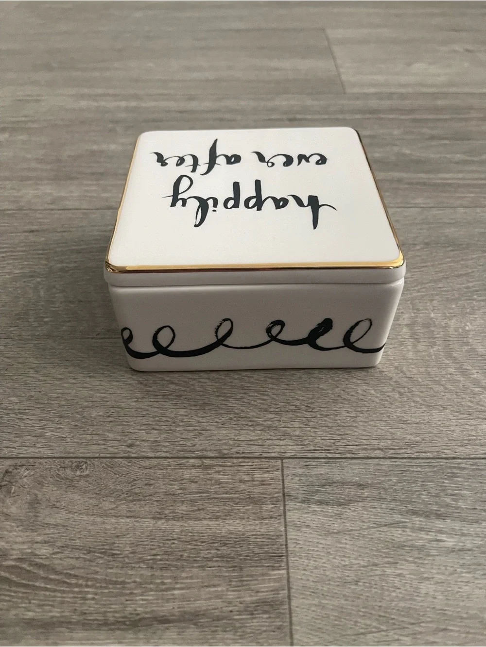 Kate Spade Happily Ever After Bridal Party Keepsake Box